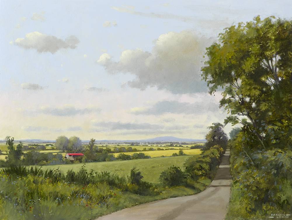 THE OLD ROAD TO ARDEE, 1989 by Padraig Lynch sold for 3,000 at Whyte's Auctions