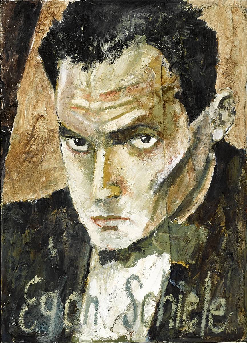 PORTRAIT OF EGON SCHIELE by Noel Murphy sold for 950 at Whyte's Auctions