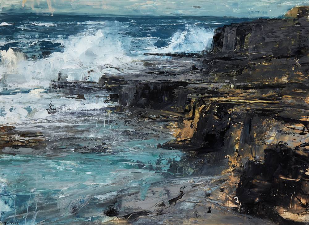COASTAL REPORT II by Donald Teskey sold for 20,000 at Whyte's Auctions
