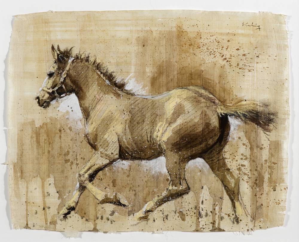 RUNNING HORSE by Peter Curling sold for 4,200 at Whyte's Auctions