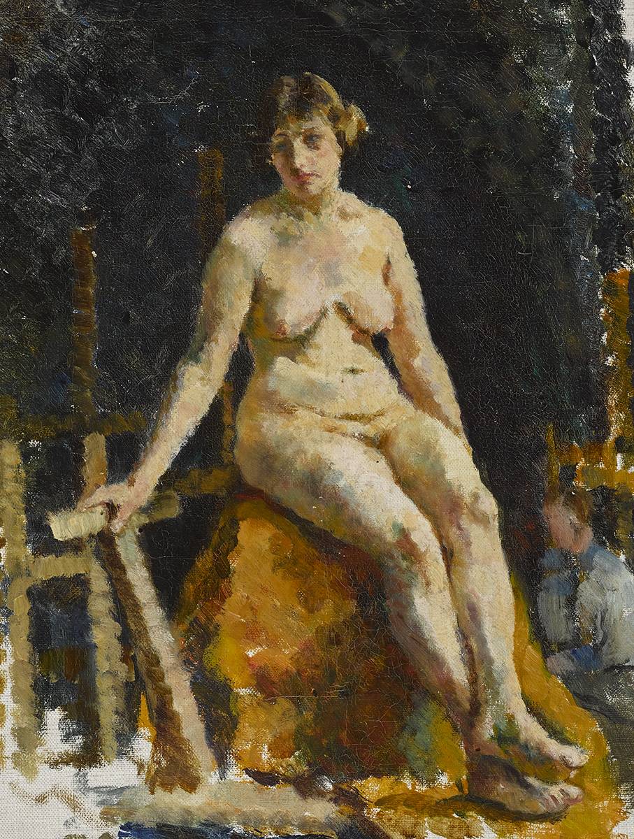 SEATED NUDE by Mainie Jellett sold for 5,000 at Whyte's Auctions