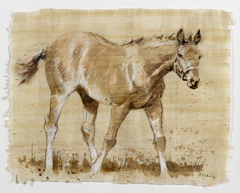RESTING HORSE by Peter Curling sold for 5,400 at Whyte's Auctions