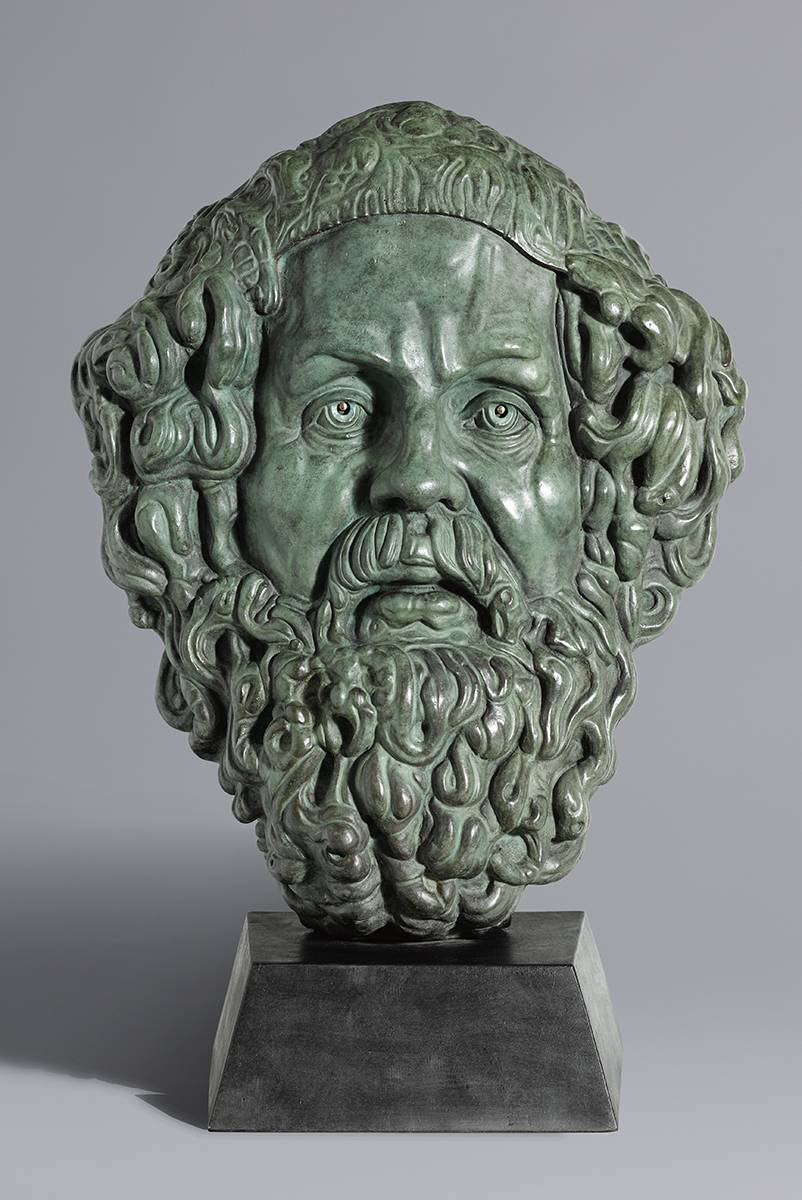 MASK OF THE CAMPANILE, DEMOSTHENES [TRINITY COLLEGE, DUBLIN] by Rory Breslin sold for 11,000 at Whyte's Auctions