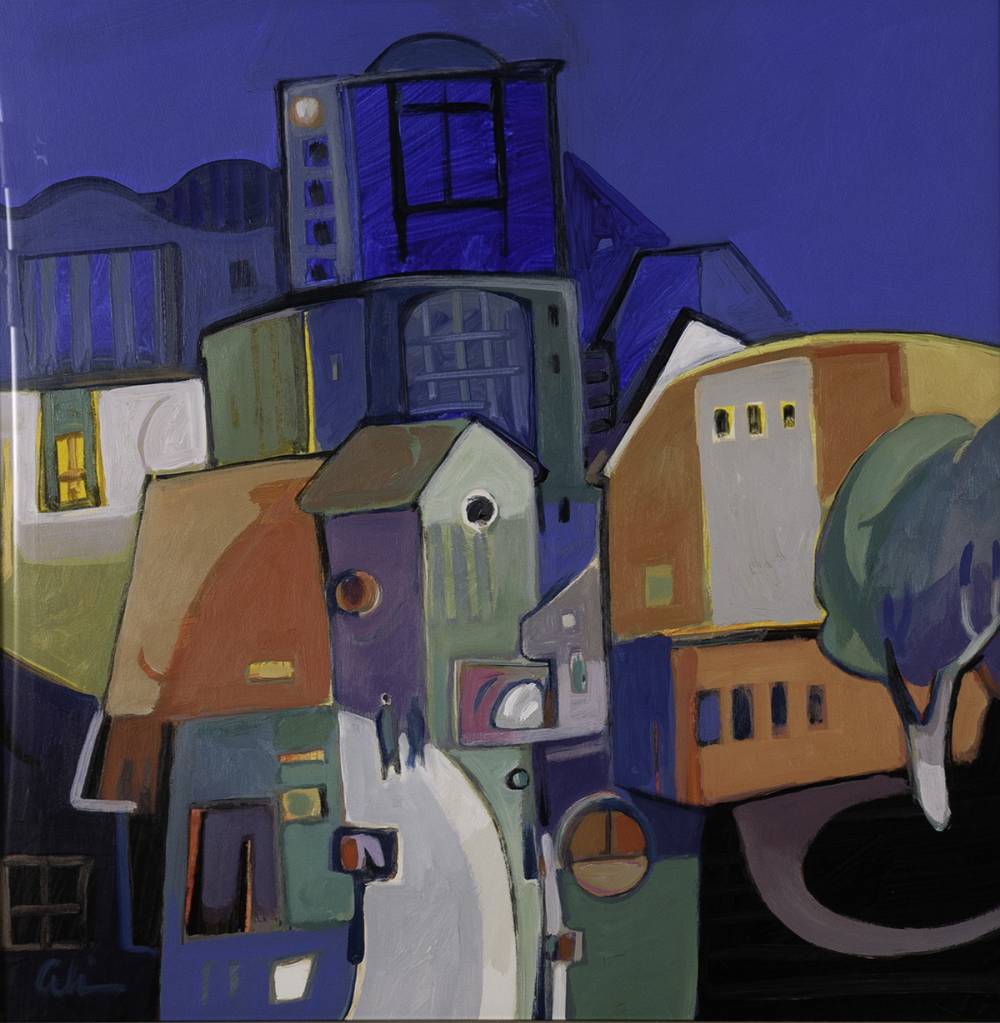 NIGHT FALLS ON THE CITY by Ali Golkar sold for 1,300 at Whyte's Auctions