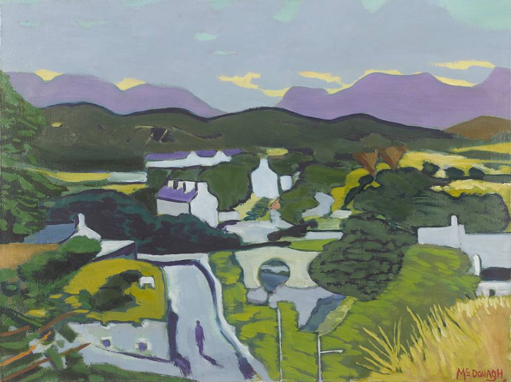 EVENING TIME, CLIFDEN, CONNEMARA by David McDonagh sold for 650 at Whyte's Auctions