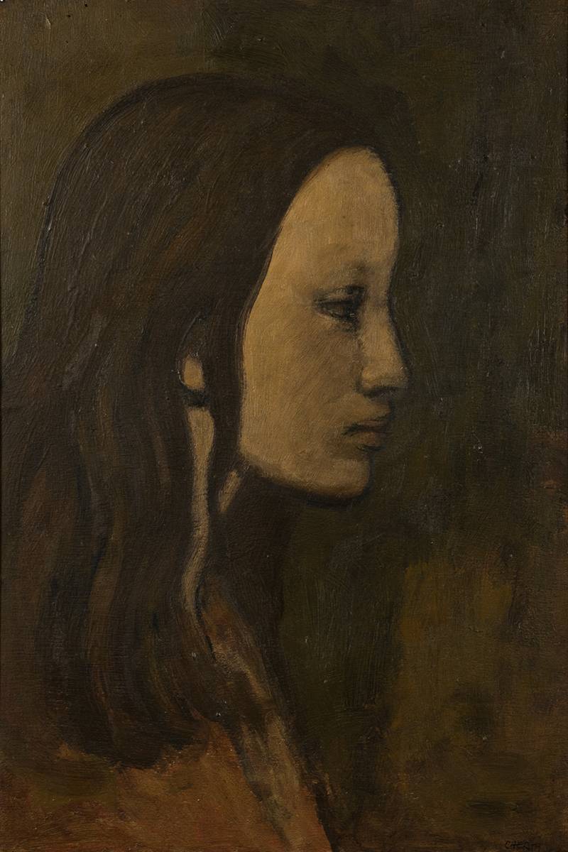 STUDY OF A GIRL by Cherith McKinstry sold for 320 at Whyte's Auctions