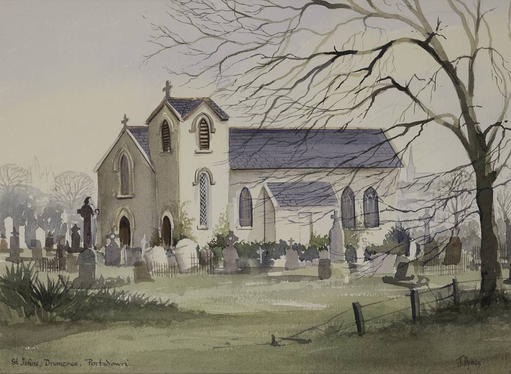 ST. JOHN'S, DRUMCREE, PORTADOWN by Joseph Hynes sold for 135 at Whyte's Auctions