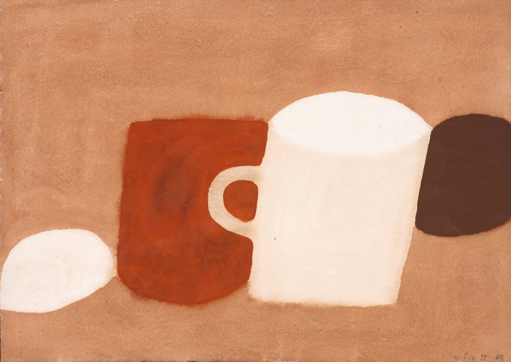 STILL LIFE WITH MUG, 1968 by William Scott sold for 18,000 at Whyte's Auctions