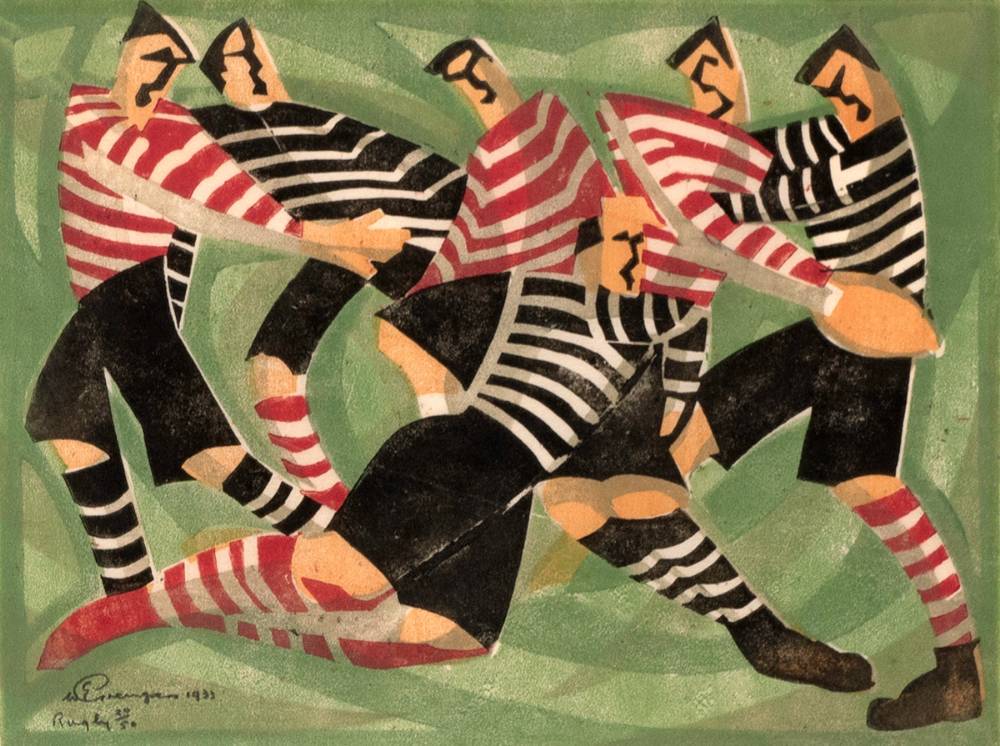 RUGBY, 1933 by William Greengrass sold for 9,000 at Whyte's Auctions