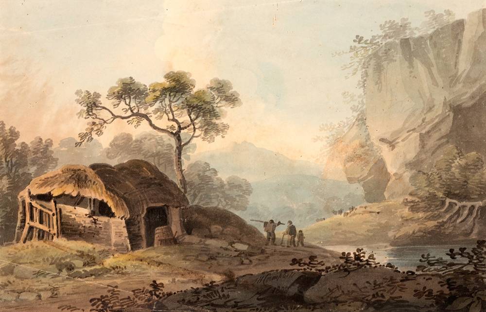VIEW IN THE COUNTY OF WICKLOW, 1808 by John Henry Campbell sold for 550 at Whyte's Auctions