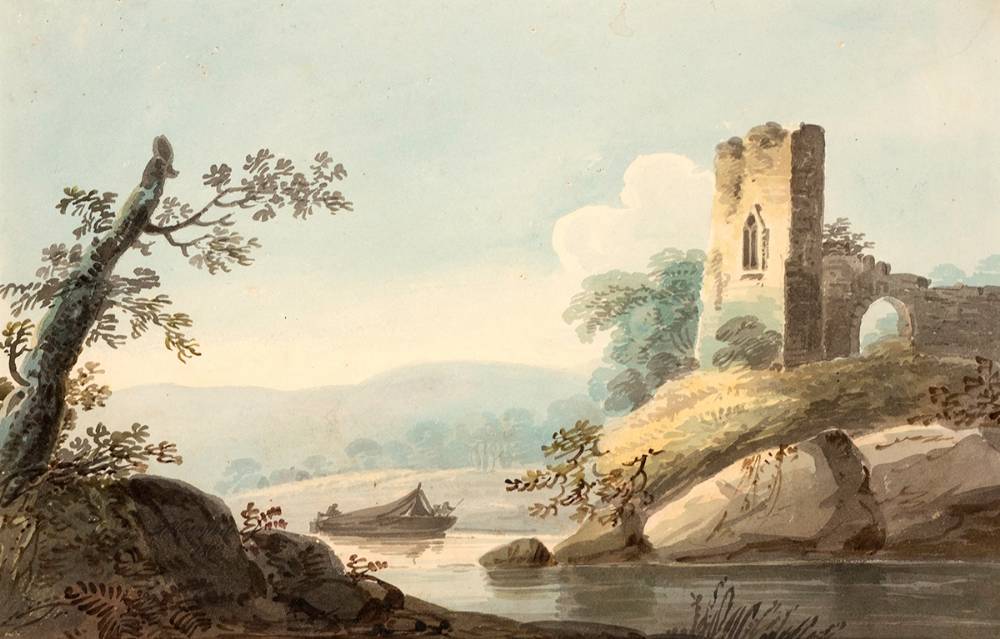 VIEW ON RIVER BARROW, 1808 by John Henry Campbell sold for 650 at Whyte's Auctions