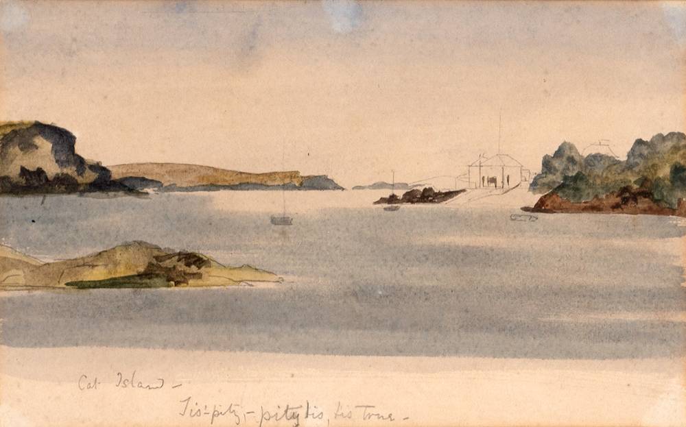 CAT ISLAND, WEST CORK by Edith Oenone Somerville sold for 500 at Whyte's Auctions