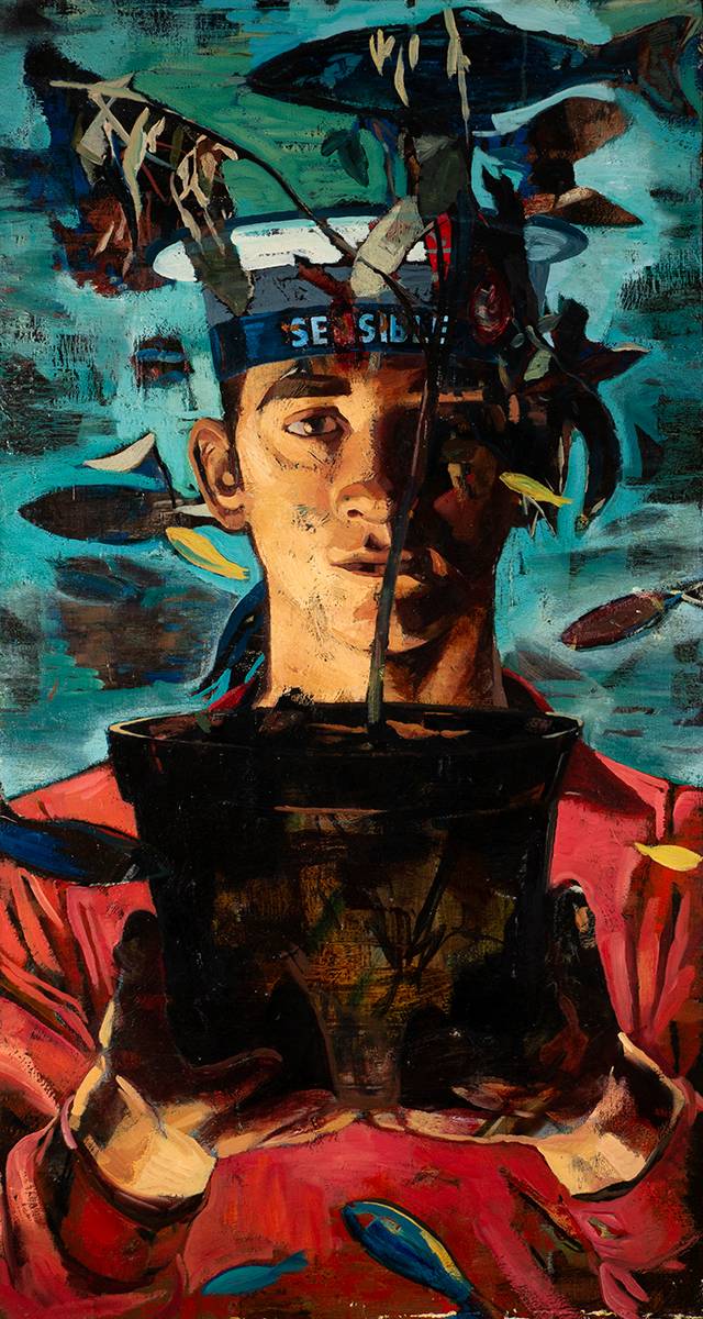 CAPTAIN SENSIBLE, 1992 by James Hanley sold for 2,200 at Whyte's Auctions
