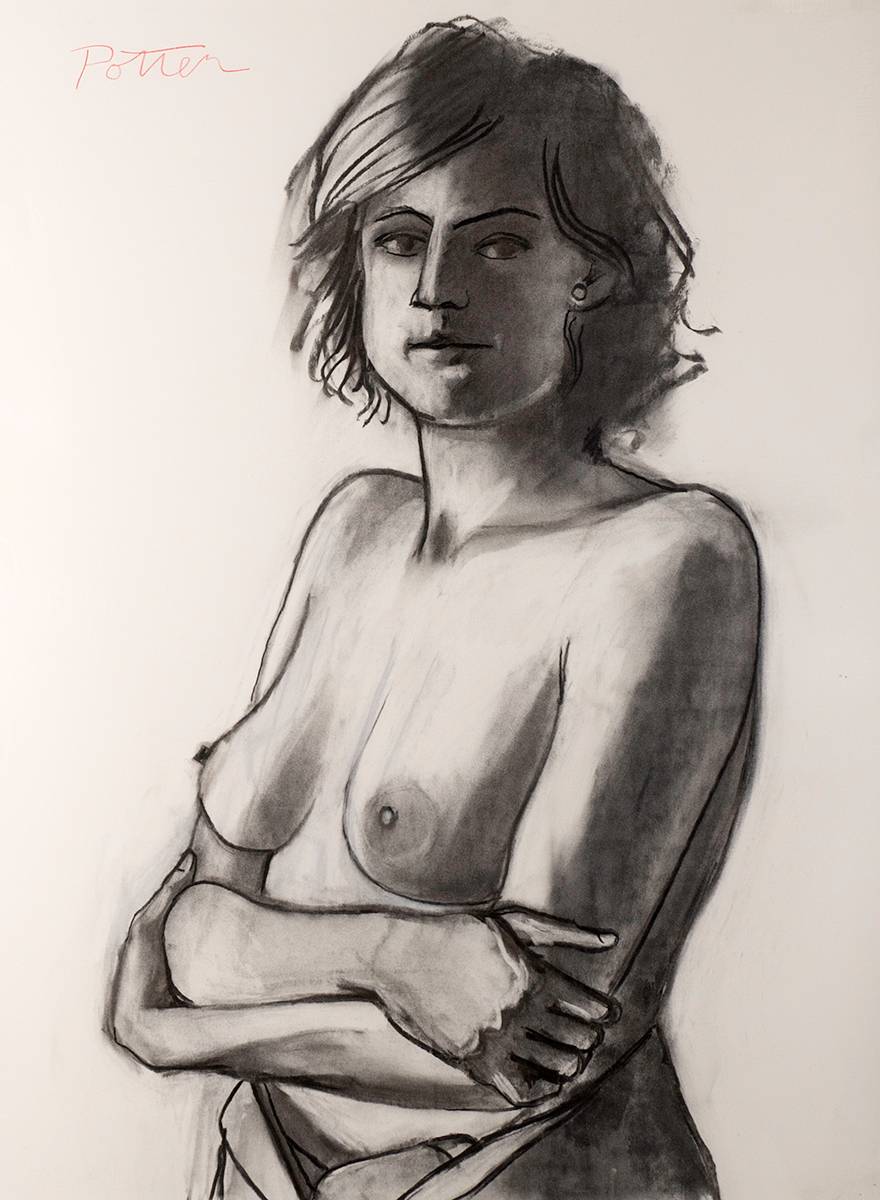 WOMAN NO. 2, 2011 by George Potter sold for 800 at Whyte's Auctions