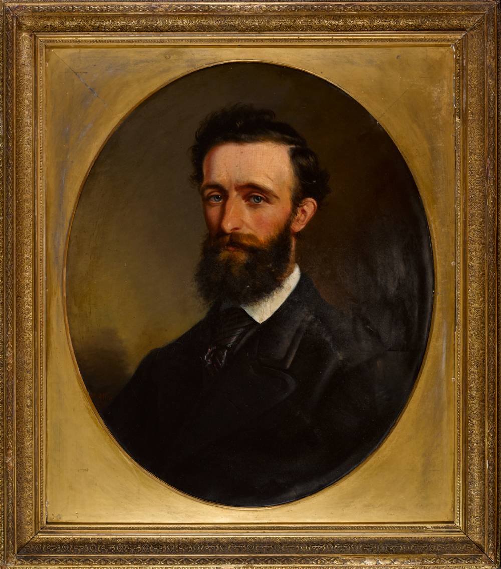 PORTRAIT OF A GENTLEMAN, 1870 by Margaret Allen HRHA (1830-1914) at Whyte's Auctions