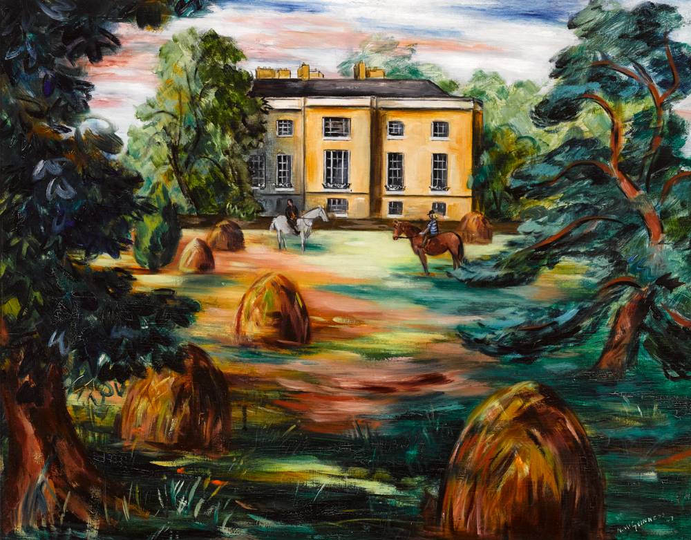 NEWTOWNPARK HOUSE, BLACKROCK, COUNTY DUBLIN, 1947 by Norah McGuinness HRHA (1901-1980) at Whyte's Auctions
