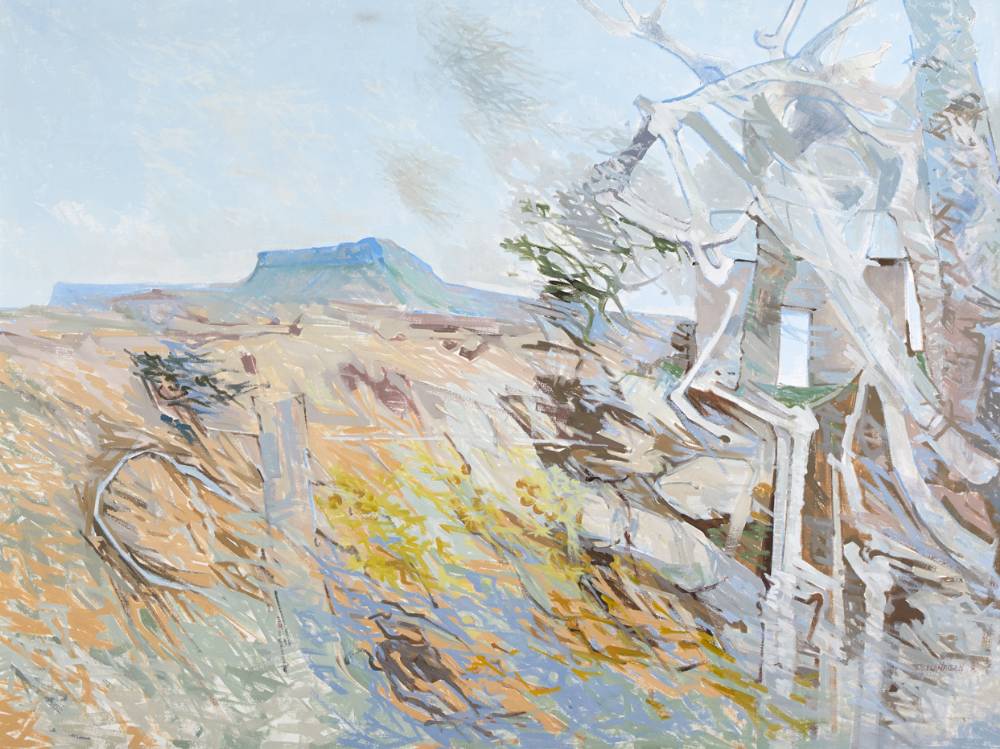 BENBULBEN, DREAMING OF THE BONES, 1990 by Terence P. Flanagan sold for 5,000 at Whyte's Auctions