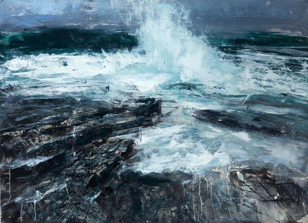 COASTAL REPORT by Donald Teskey RHA (b.1956) at Whyte's Auctions