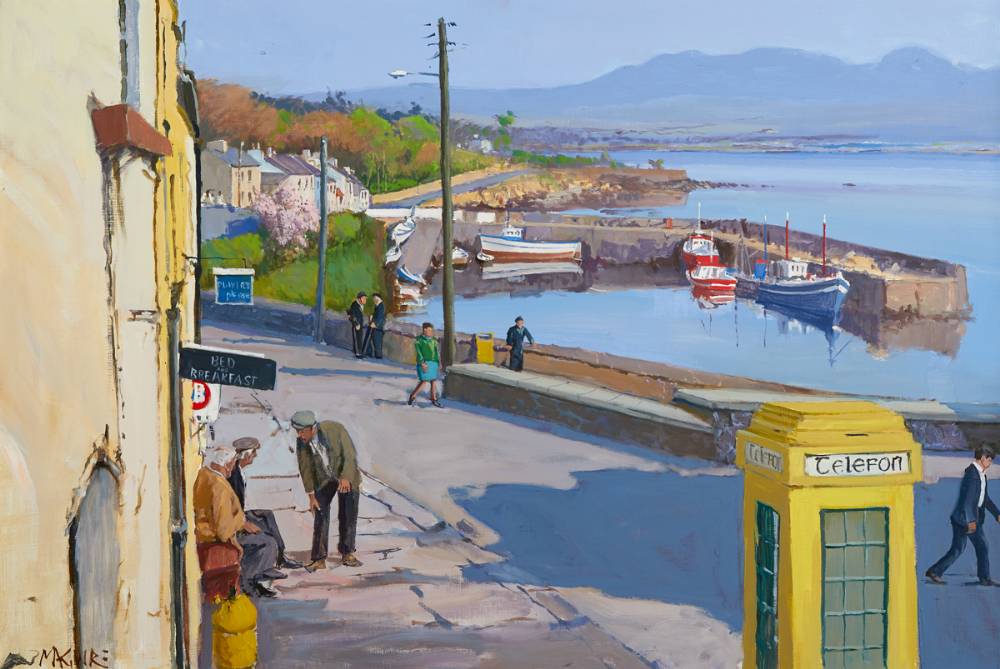 SPRINGTIME IN ROUNDSTONE, COUNTY GALWAY by Cecil Maguire sold for 16,000 at Whyte's Auctions