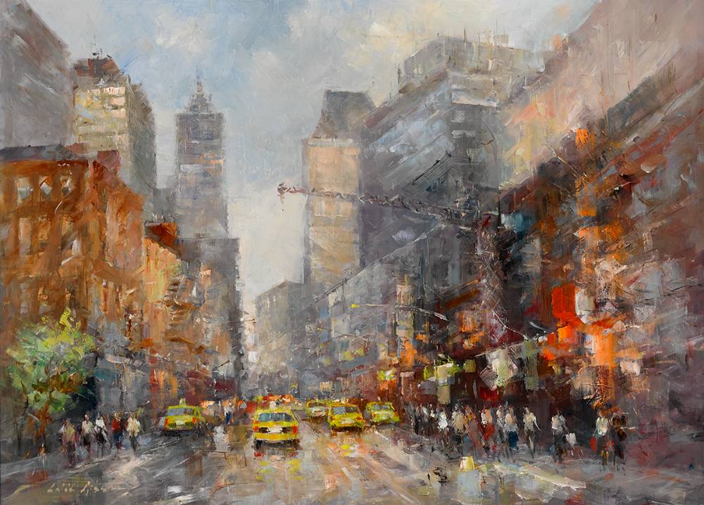 YELLOW CABS, NEW YORK, 2020 by Colin Gibson sold for 750 at Whyte's Auctions