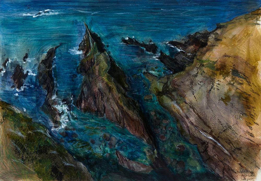 GALLEY HEAD, WEST CORK, 2005 by Sahoko K. Blake sold for 380 at Whyte's Auctions