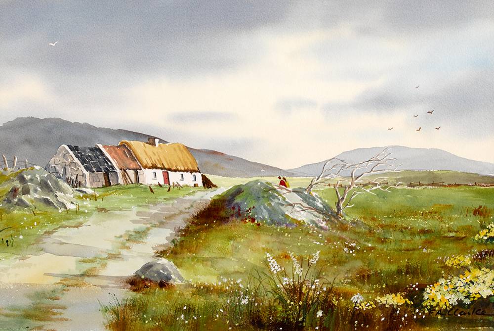 THE HOMESTEAD, COUNTY GALWAY, 1994 by Frank Clarke sold for 180 at Whyte's Auctions