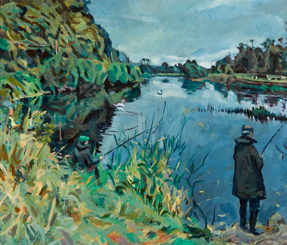 RIVER BOYNE, 'CURLEY HOLE', 1991 by Richard Moore sold for 320 at Whyte's Auctions