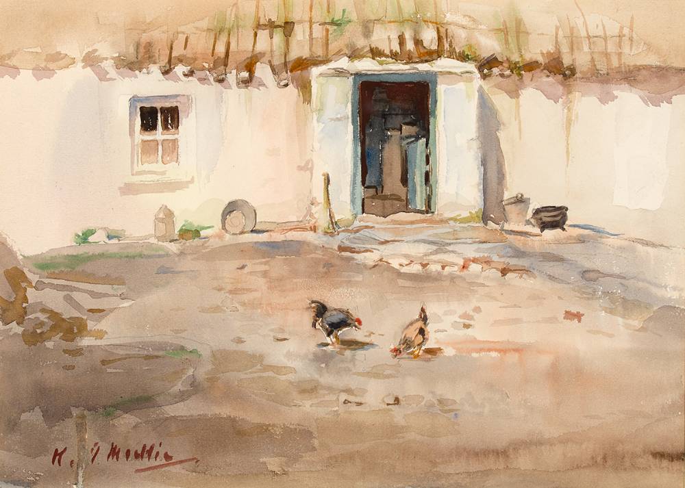 DONEGAL DOORSTEP by Kathleen Isabella Mackie sold for 450 at Whyte's Auctions