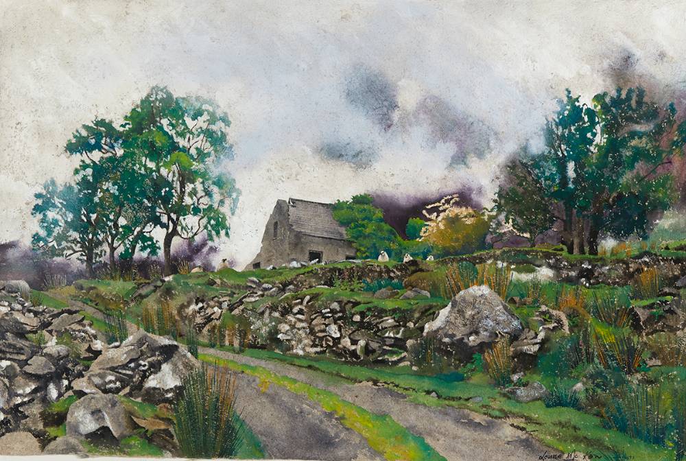 BLACK VALLEY COTTAGE [ALSO KNOWN AS MOLLY'S COTTAGE] KILLARNEY, CO. KERRY by Louise McKeon sold for 170 at Whyte's Auctions