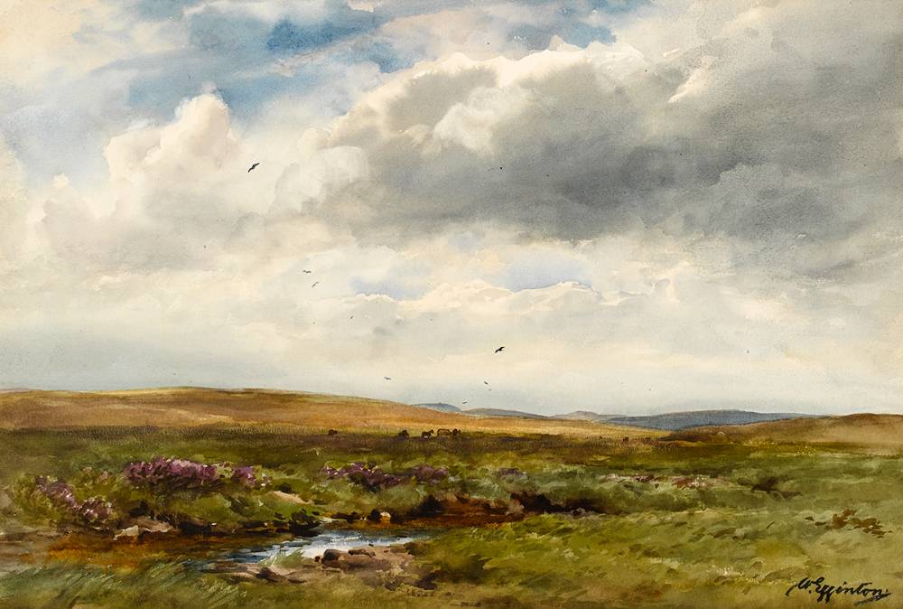 NEAR POSTBRIDGE, DEVON by Wycliffe Egginton sold for 380 at Whyte's Auctions
