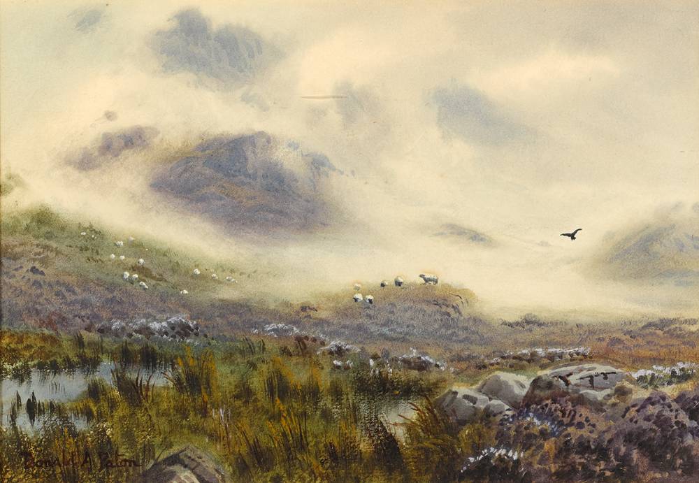 MORNING MIST, BEN VENUE (2393 FT.) and MISTS ON LOCH OICH (A PAIR) by Donald A. Paton sold for 170 at Whyte's Auctions