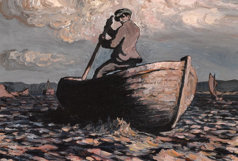 SCULLING, 1912 by Jack Butler Yeats RHA (1871-1957) at Whyte's Auctions