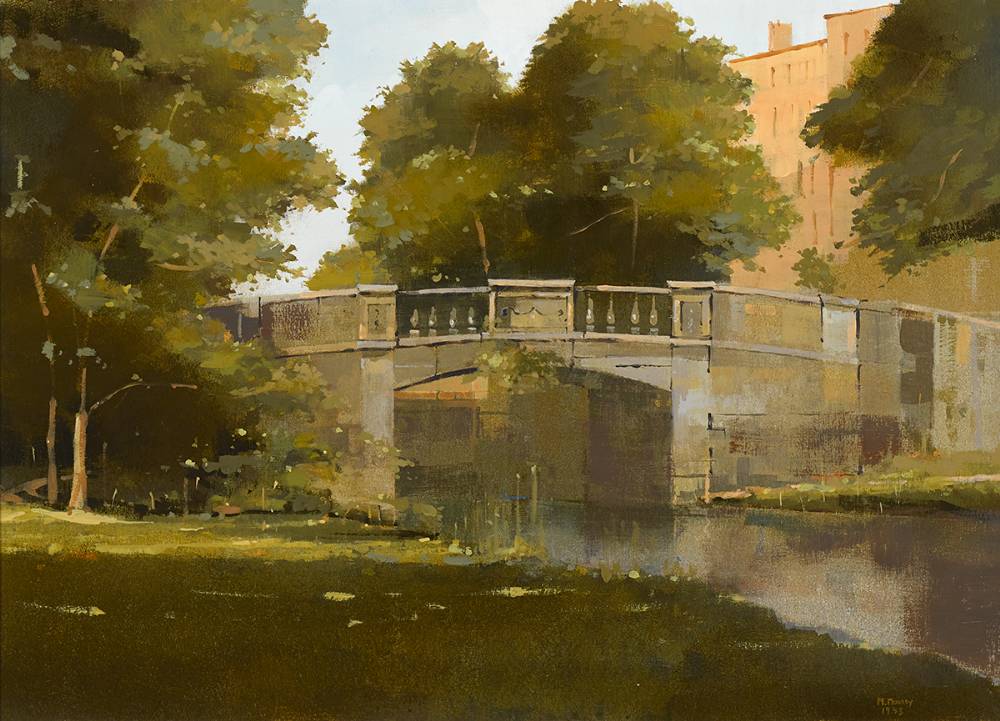 HUBAND BRIDGE, DUBLIN, 1993 by Martin Mooney sold for 2,500 at Whyte's Auctions