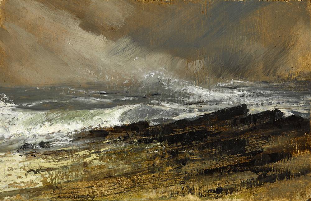 ROUGH SEA, CLASSIEBAWN, COUNTY SLIGO by Derek Hill sold for 3,400 at Whyte's Auctions