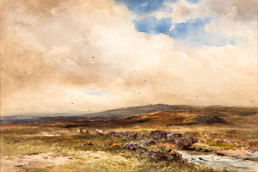 NEAR RIPPON TOR, DARTMOOR, 1924 by Wycliffe Egginton sold for 290 at Whyte's Auctions