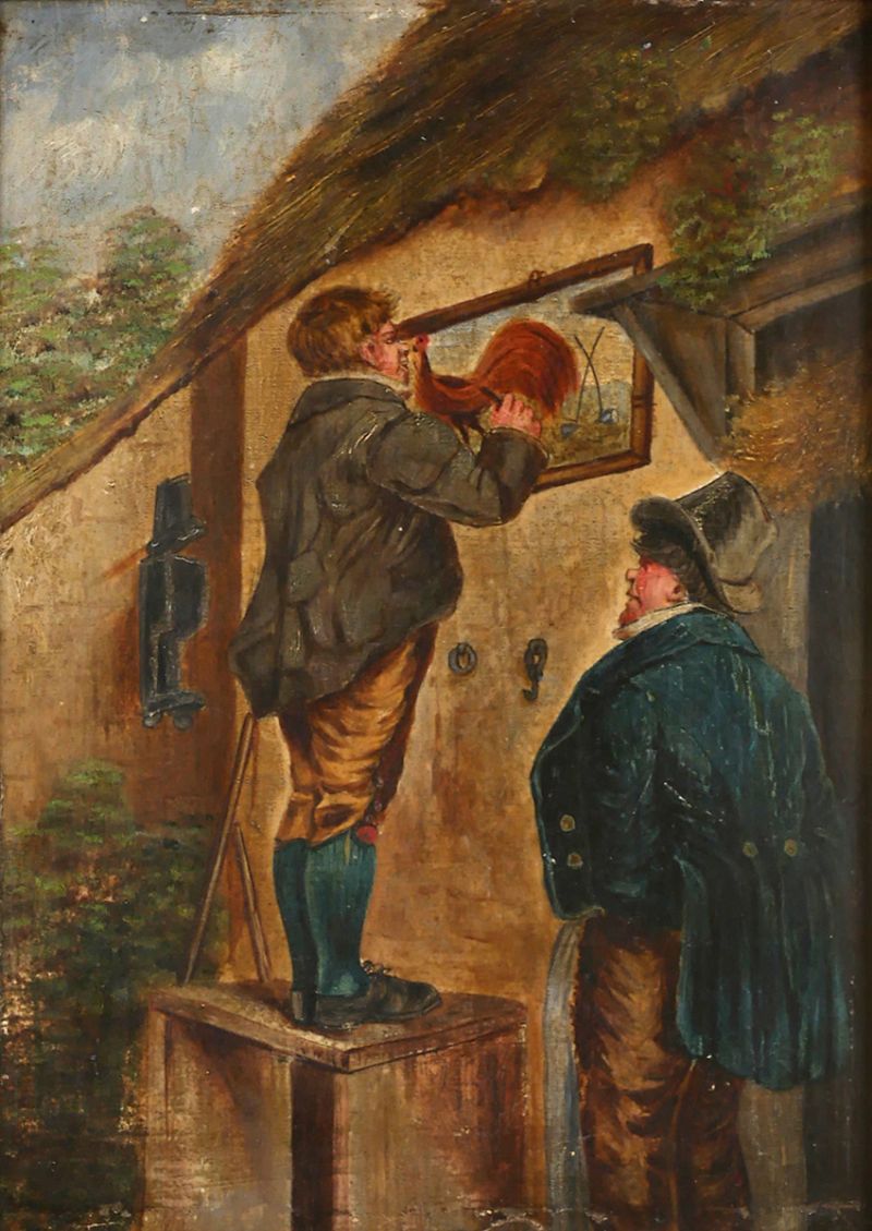 THE SIGN PAINTER by 19th Century Irish School sold for 250 at Whyte's Auctions