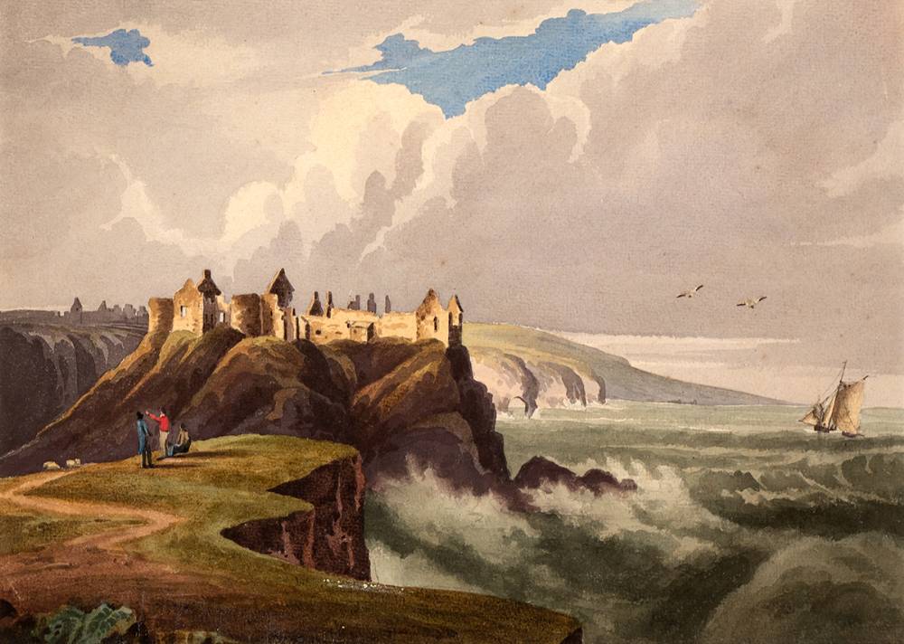 DUNLUCE CASTLE, COUNTY ANTRIM by William Nicholl sold for 620 at Whyte's Auctions