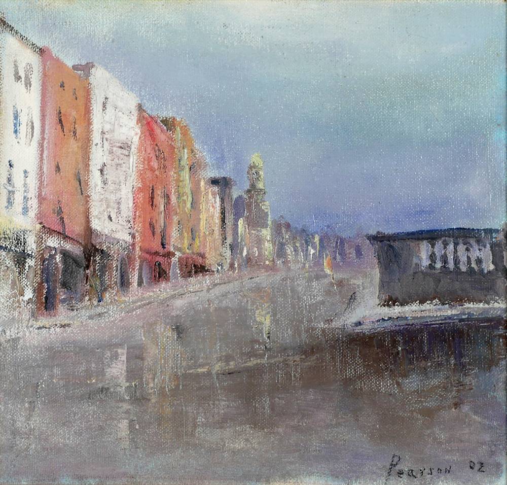 OLD HOUSES ARRAN QUAY, DUBLIN, 2002 by Peter Pearson sold for 1,050 at Whyte's Auctions