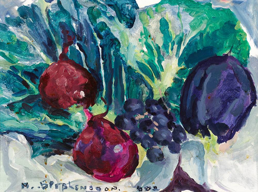 RED ONIONS by Nuala Stephenson sold for 110 at Whyte's Auctions