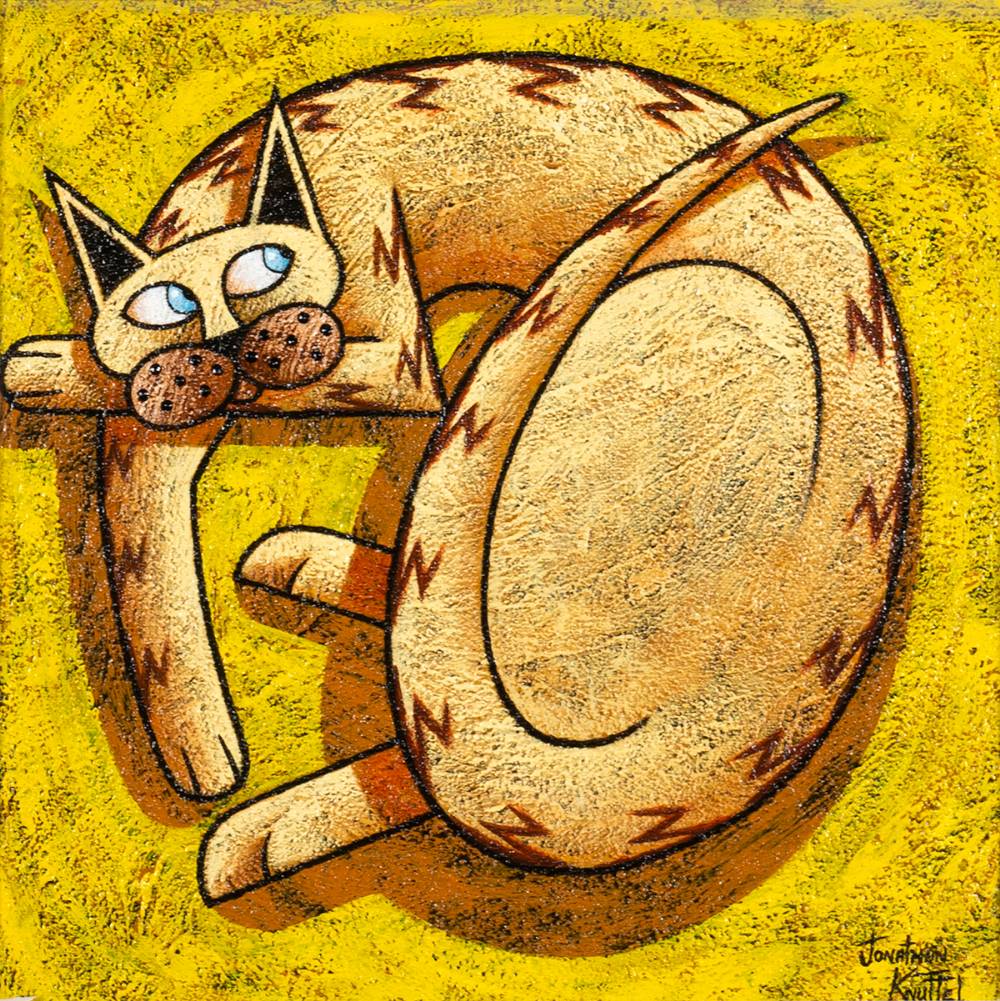 MOON CAT by Jonathan Knuttel sold for 480 at Whyte's Auctions