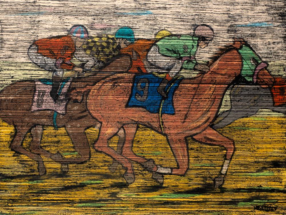 ON THE GALLOP by Valerie Enners sold for 130 at Whyte's Auctions