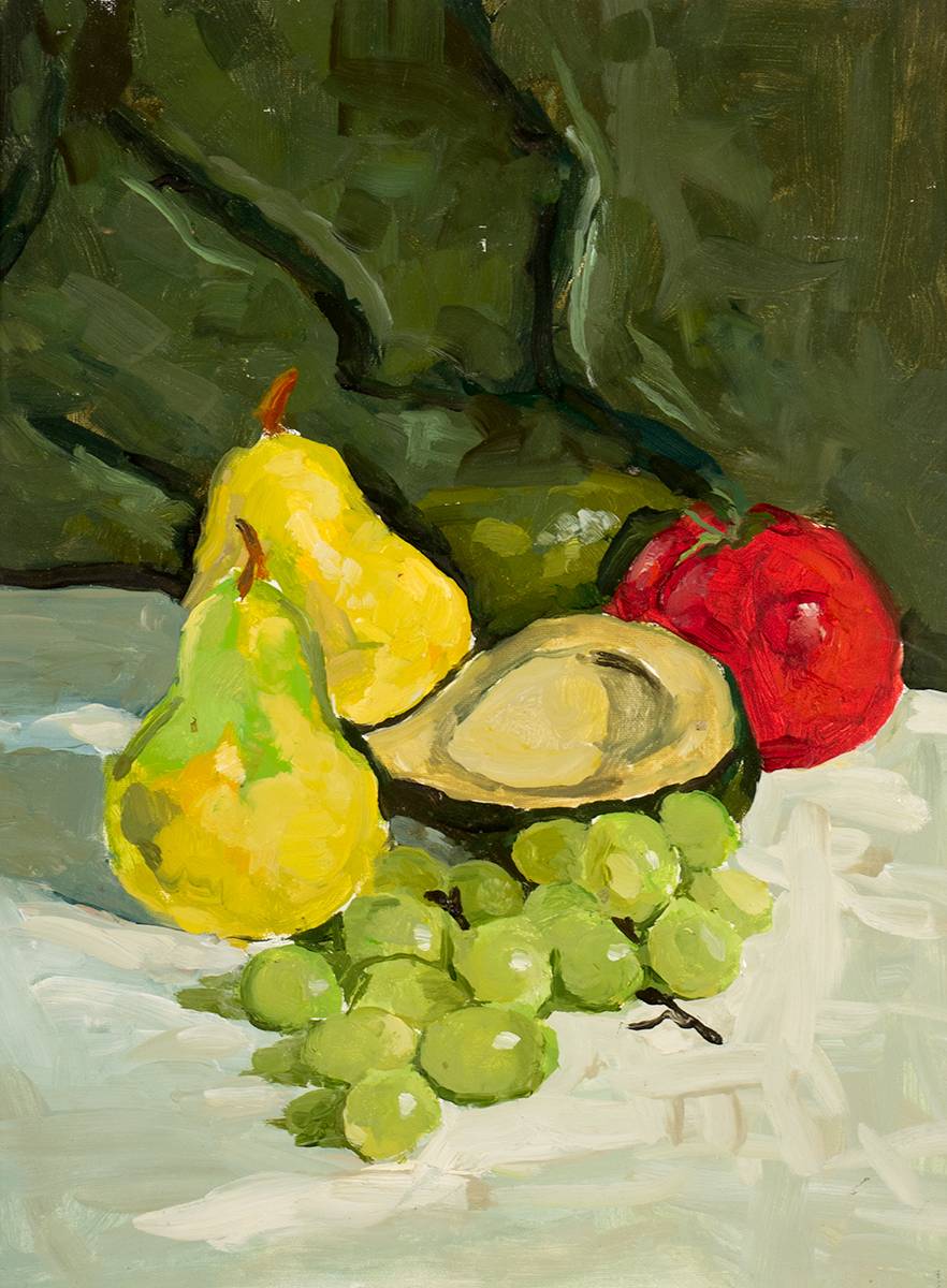 GRAPES AND FRUIT by Nuala Stephenson sold for 210 at Whyte's Auctions