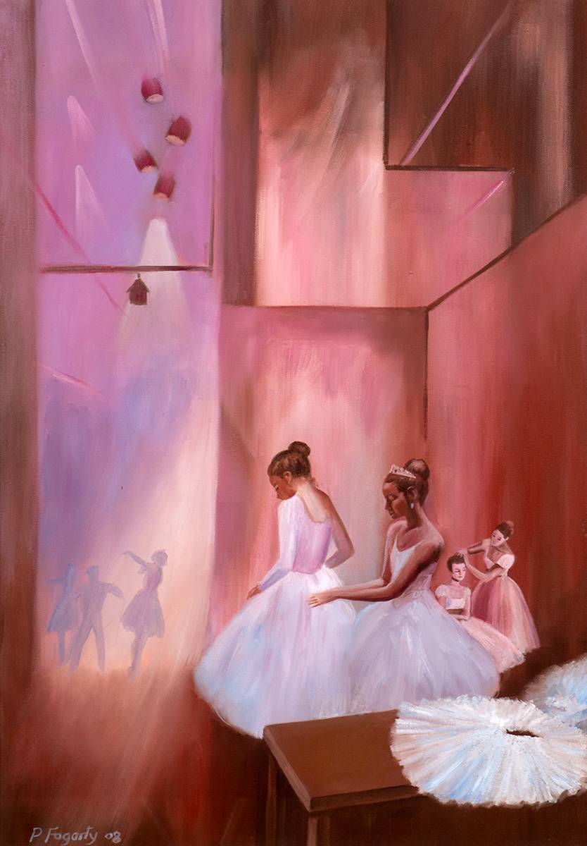 BEHIND THE BALLET STAGE, 2008 by Paul Fogarty sold for 380 at Whyte's Auctions
