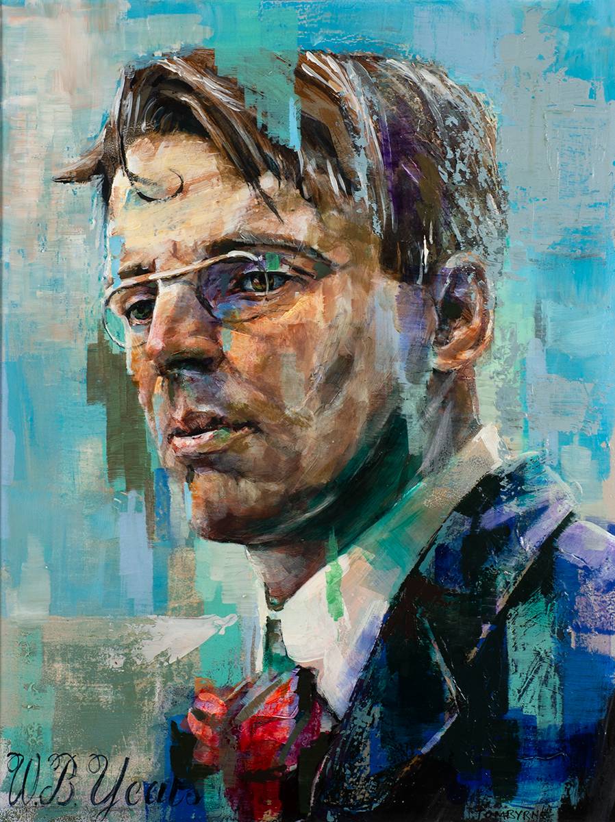 PORTRAIT OF W. B. YEATS by Tom Byrne sold for 3,400 at Whyte's Auctions