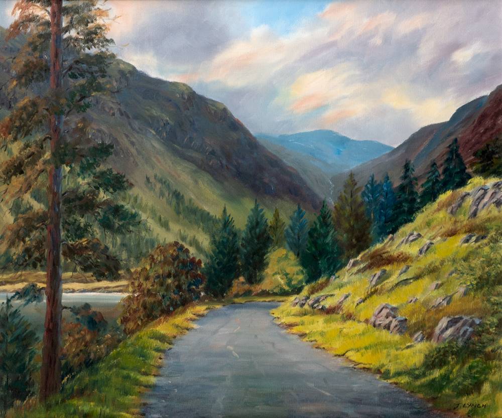 GLENDALOUGH, COUNTY WICKLOW by J. Lynch sold for 290 at Whyte's Auctions