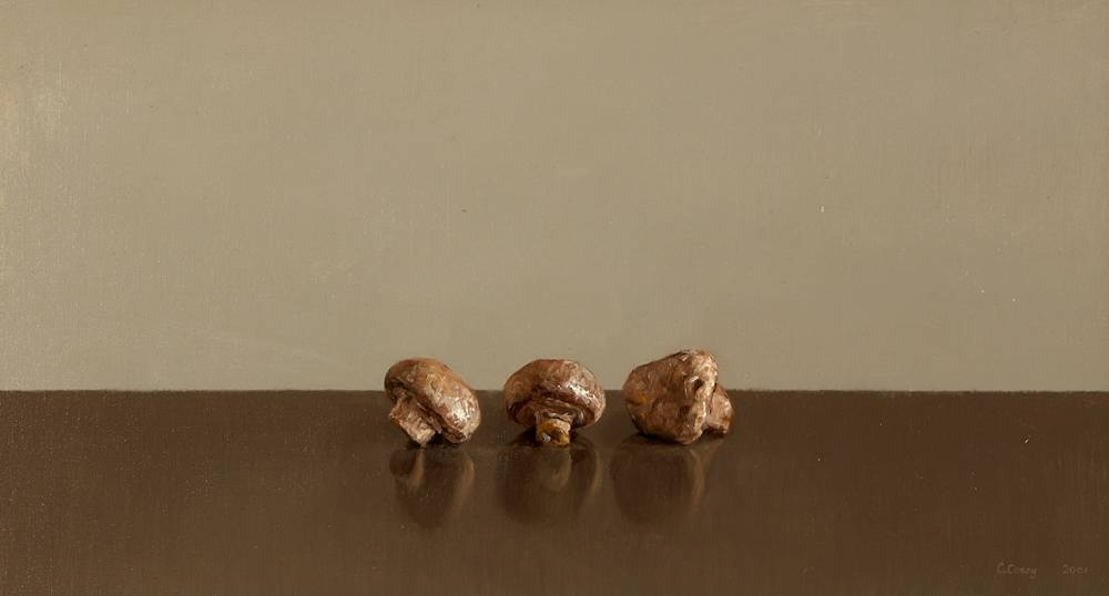 THREE MUSHROOMS, 2001 by Comhghall Casey sold for 1,400 at Whyte's Auctions