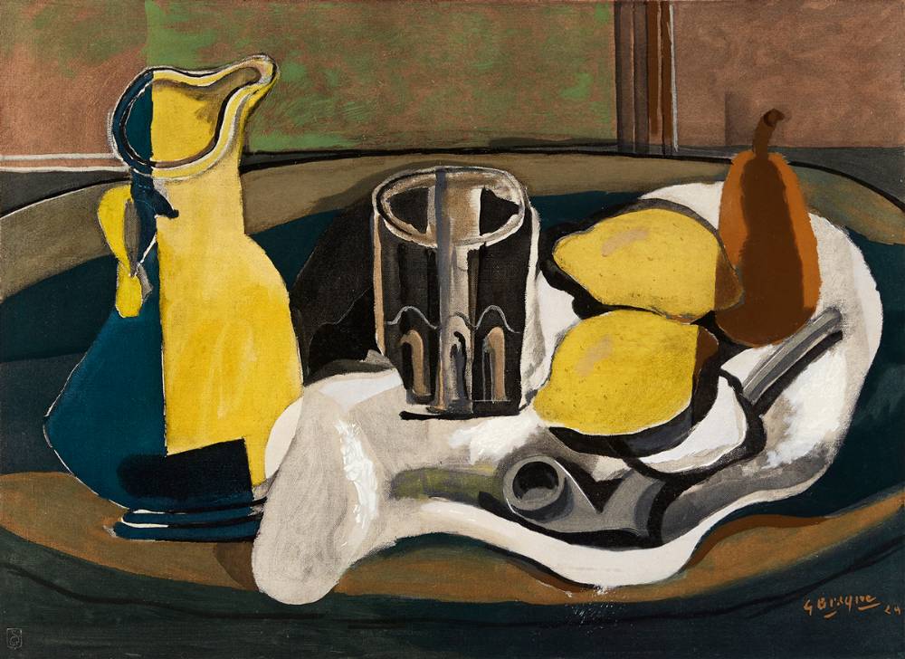 LEMONS, 1929 by George Braque sold for 7,200 at Whyte's Auctions