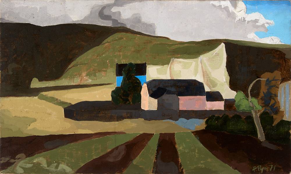 LANDSCAPE NEAR CLOYNE, COUNTY CORK, 1971 by Patrick Pye sold for 4,000 at Whyte's Auctions
