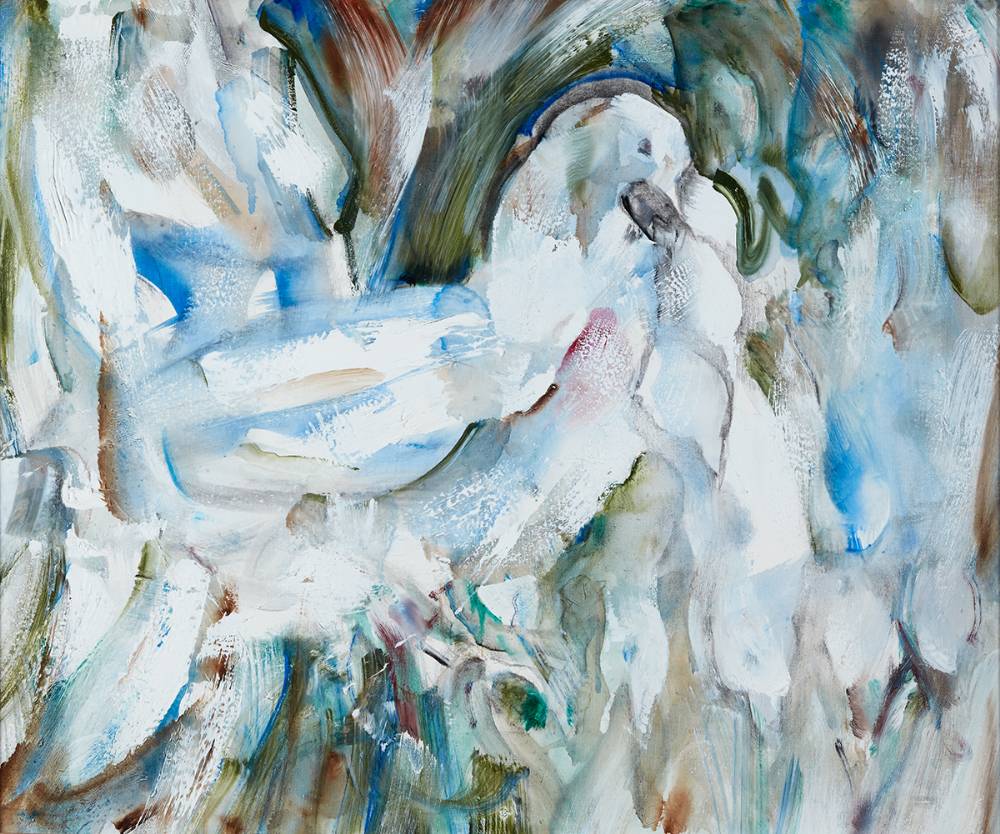 DOVES, 1993-4 by Louis le Brocquy sold for 40,000 at Whyte's Auctions