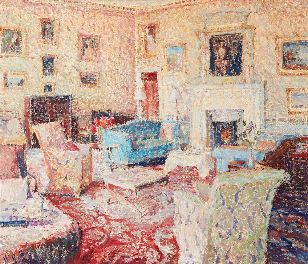 INTERIOR by Maria Stcherbinina sold for 1,400 at Whyte's Auctions